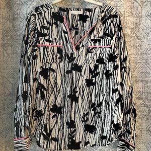 New York & Company-Floral Blouse-XS